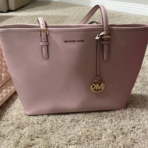 MK pink tote